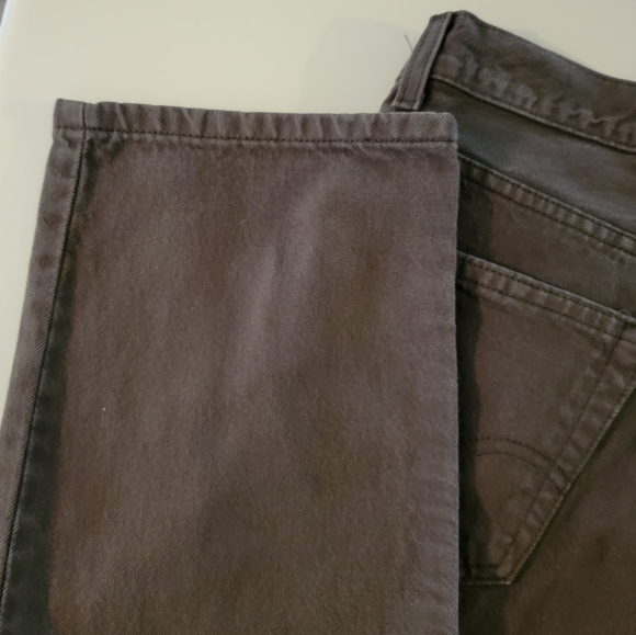 Vintage Levi's 550 Relaxed Fit Brown Jeans - Picture 6 of 15